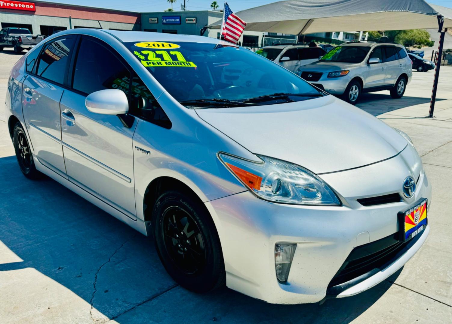 2014 Toyota Prius (JTDKN3DUXE0) , located at 2190 Hwy 95, Bullhead City, AZ, 86442, (928) 704-0060, 0.000000, 0.000000 - Photo#0